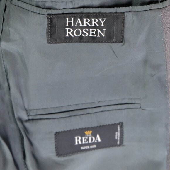 Coppley Blazer Mens 40R Gray Check Two Button Vented Reda Super 110S Wool - Picture 14 of 16